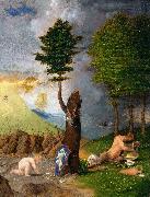 Lorenzo Lotto Allegory of Virtue and Vice oil painting
